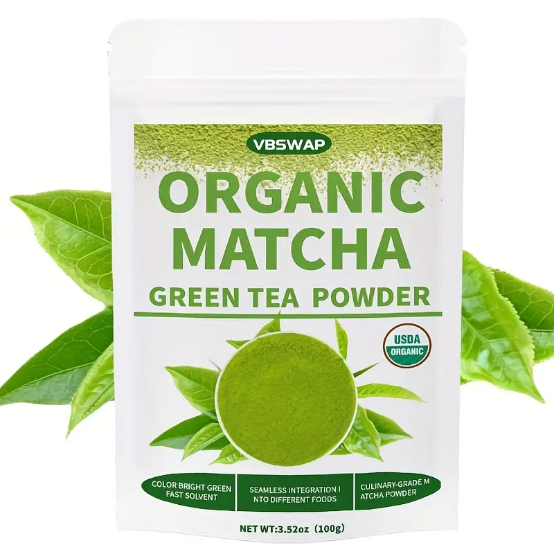 Organic Matcha Green Tea Powder, 3.52oz - 100% Pure Matcha