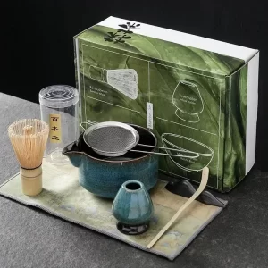 Authentic Japanese Matcha Tea Set 4/6-Piece Handmade Ceremony Kit